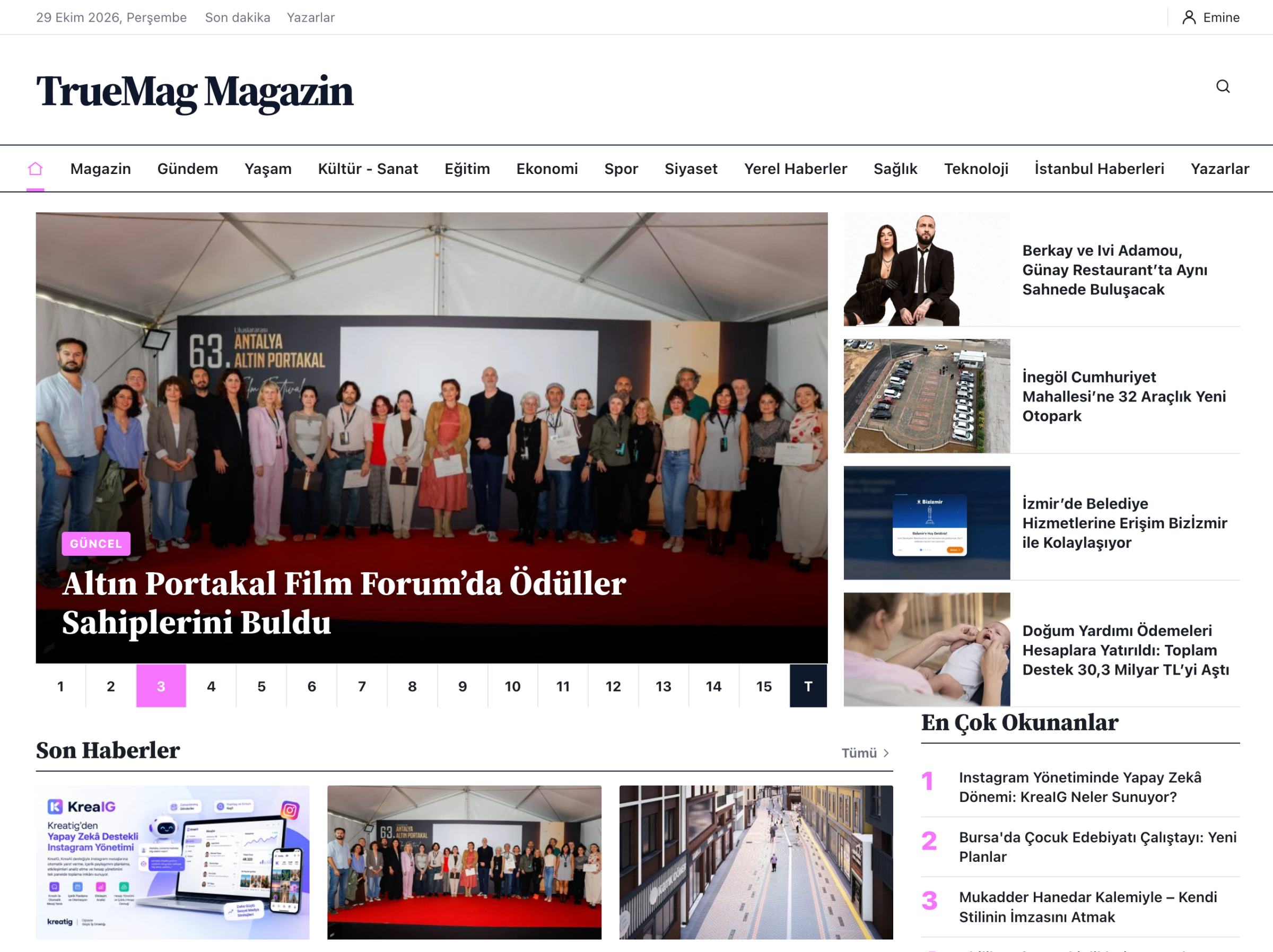 TrueMag – Dijital Magazin ve Haber Platformu